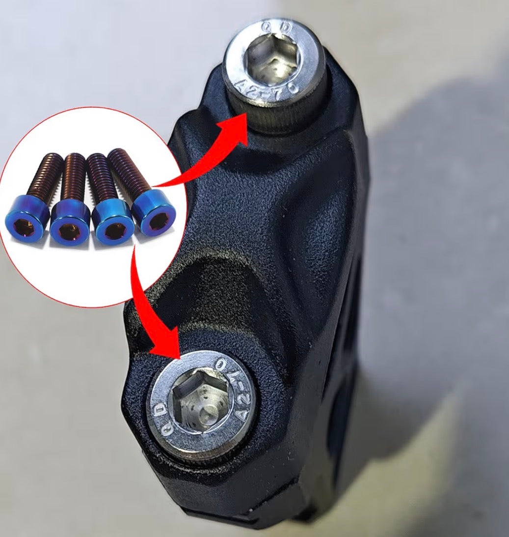 Ultra bee Direct mount titanium bolts