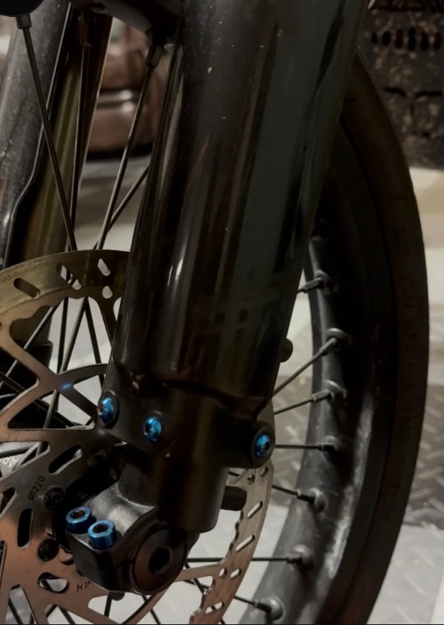 All E-Moto Fork Guard Titanium Bolts