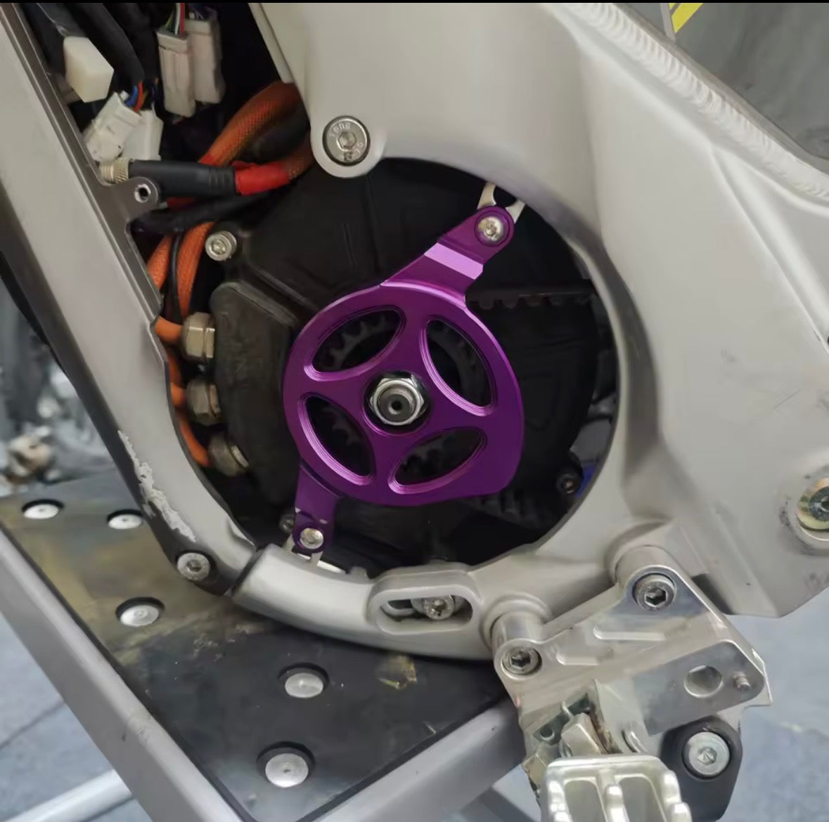 Metal Surron motor cover