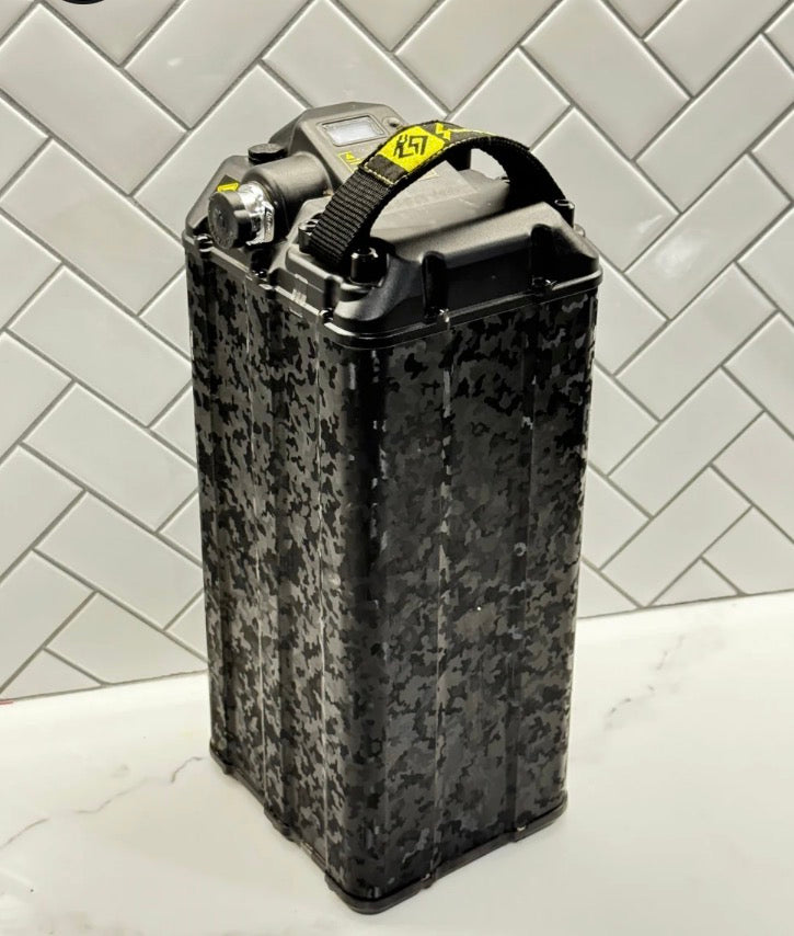 E-Bike ShadowSlate black camouflage wrap