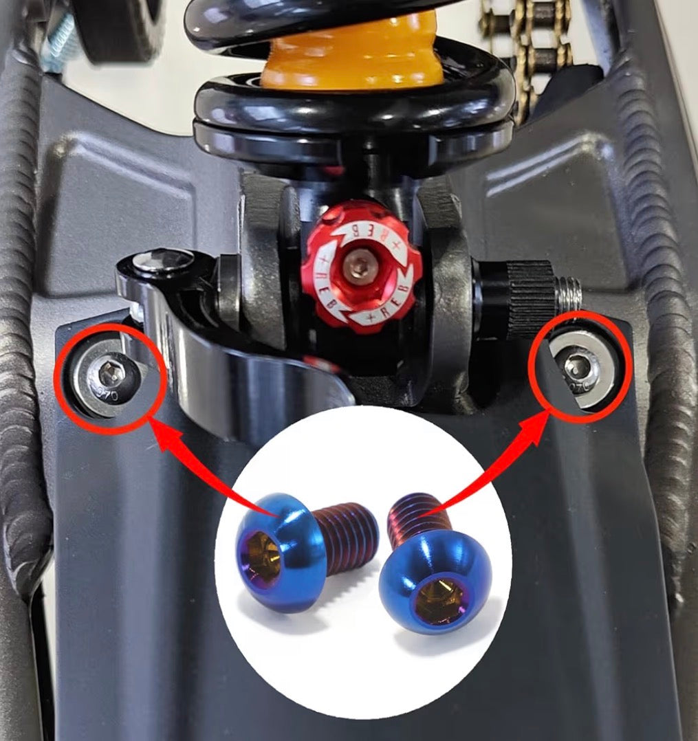 Rear Fender Titanium Bolts (Sets of 2)