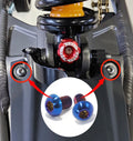 Rear Fender Titanium Bolts (Sets of 2)