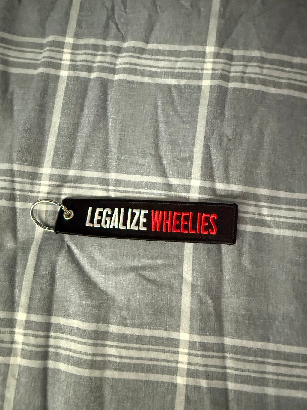 Legalize wheelie keychain + Sticker Combo