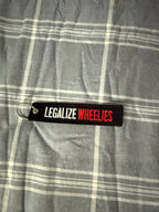 Legalize wheelie keychain + Sticker Combo
