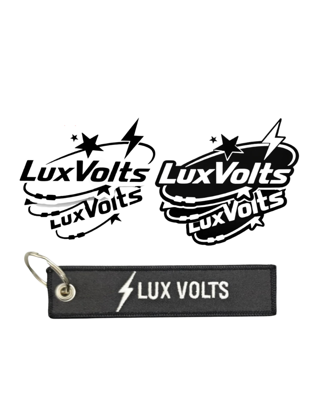 LuxVolts Jet Tag+ Sticker Combo